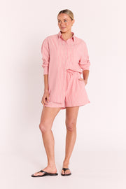 Winnie Shirt - Peach Stripe