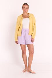 Arlo Denim Short - Lilac