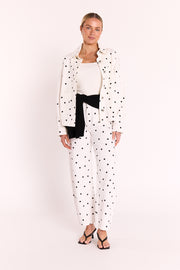 Lola Denim Jacket - Black Spot