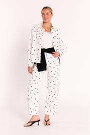 Lola Denim Jacket - Black Spot