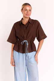 Eliza Shirt - Chocolate