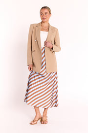 Lucy Skirt - Blue Stripe