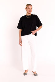 Carter Boxy Tee - Black