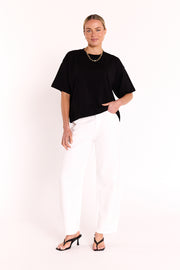 Carter Boxy Tee - Black