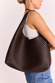 Everly Shoulder Bag - Chocolate
