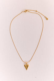 Esme Heart Necklace - Gold