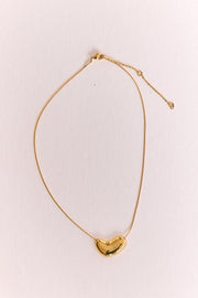 Britt Heart Necklace - Gold