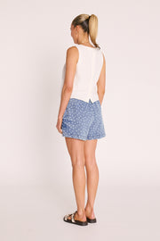 PRE-ORDER Violet Short - Denim Spot