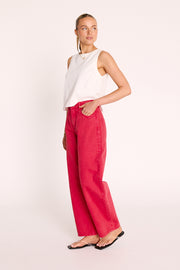 Lola Barrel Jean - Poppy