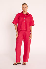 Lola Barrel Jean - Poppy