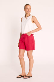 Grace Denim Short - Poppy