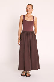 Hallie Skirt - Chocolate