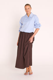 Hallie Skirt - Chocolate