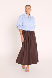 Hallie Skirt - Chocolate
