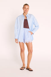 PRE-ORDER Ali Short - Powder Blue Lace