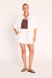 Arlo Denim Shirt - White