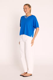 Hartley Top - Cobalt