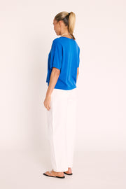 Hartley Top - Cobalt