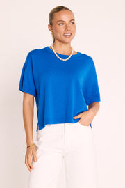 Hartley Top - Cobalt