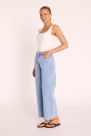 Stevie Cropped Jean - Summer Blue