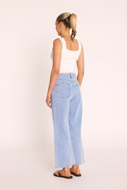 Stevie Cropped Jean - Summer Blue