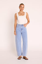 Lola Barrel Jean - Summer Blue