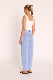 Lola Barrel Jean - Summer Blue