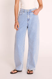 Lola Long Barrel Jean - Summer Blue