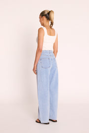 Lola Long Barrel Jean - Summer Blue