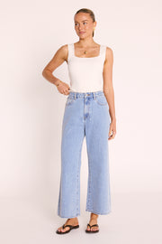 Stevie Cropped Jean - Summer Blue