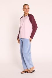 Sloane Tee - Plum Blush