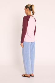Sloane Tee - Plum Blush