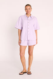 Arlo Denim Shirt - Lilac