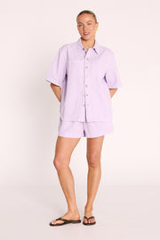 Arlo Denim Shirt - Lilac