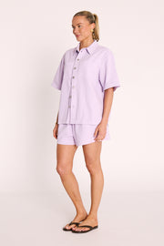 Arlo Denim Shirt - Lilac