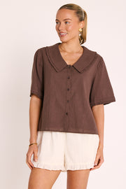 Charlotte Top - Chocolate