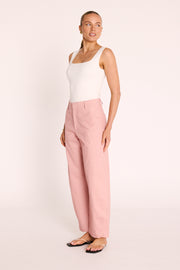 Charlie Barrel Pant - Sweet Pink