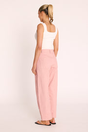 Charlie Barrel Pant - Sweet Pink
