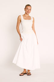 Hallie Skirt - White