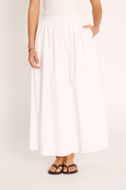 Hallie Skirt - White
