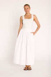 Hallie Skirt - White