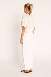 Elsie Crochet Top - Ivory