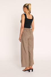 Carmen Cropped Pant - Olive Marle
