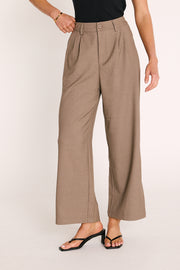 Carmen Cropped Pant - Olive Marle