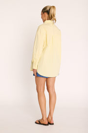 Emily Shirt - Lemon Stripe