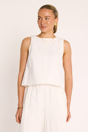 Eleanor Tank - White