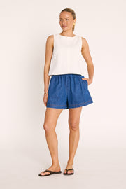 Arlo Denim Short - Classic Blue