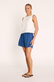 Arlo Denim Short - Classic Blue