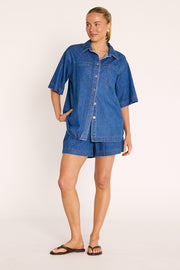 Arlo Denim Shirt - Classic Blue
