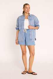 Quinn Denim Short - Classic Blue